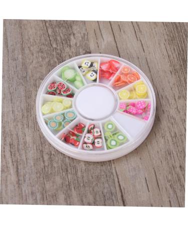 Mikinona 12 Nails Decoration Fruit Decor Nail Art Decoration Nail Decorations for Nail Art Polymer Clay Slices for Nail Diy Decoration for Nail Manicure Accessories - Buy Online on GoSupps.com