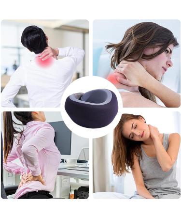 Soft Neck Brace Neck Brace & Elastic Supports Keep Vertebrae Stable Comfort Neck Support Soft Neck Support Relieves Pressure in Spine Neck Support Brace for Home Navy Blue - Buy Online on GoSupps.com