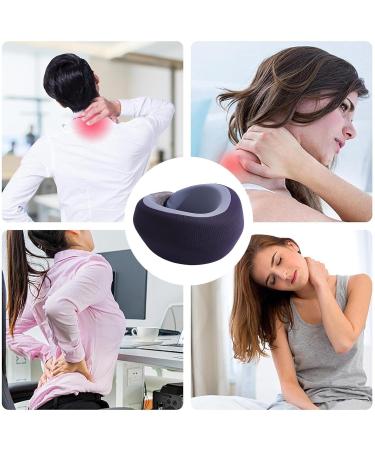 Fovolat Neck Brace - Soft Foam Wraps - Soft Foam Wraps Keep Vertebrae Stable Soft Neck Support Relieves Pressure in Spine Neck Support Brace for Travel Navy Blue - Buy Online on GoSupps.com