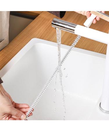 CHENZILIN 4Pcs Flexible Drain Brush Straw Cleaner Brush Pipe Cleaner Brush Nylon Tube Cleaning Brush for Kitchen Sink Plumbing - Buy Online on GoSupps.com