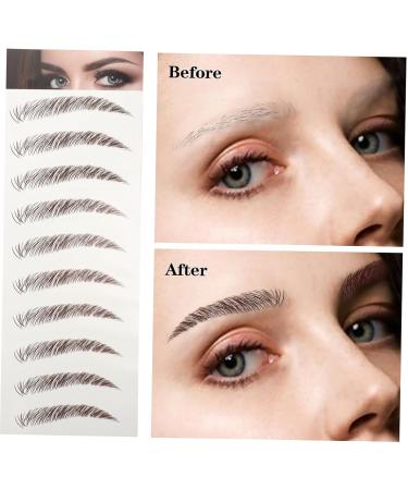 FRCOLOR 15 Sheets Eyebrow 3d Sticker Lady Tools Natural Eyebrow Shaper Eyebrow Stickers Like Real 4d - Buy Online on GoSupps.com