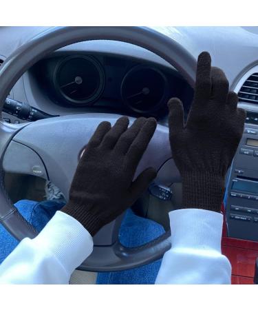 Evridwear Merino Wool Knit Liner Gloves - X-Large Black - 4 Sizes & Colors - Men & Women - Buy Online on GoSupps.com