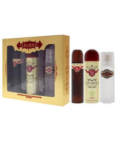 Cuba Royal by Cuba 3 Piece Gift Set for Men 1 Count (Pack of 1) - Buy Online on GoSupps.com