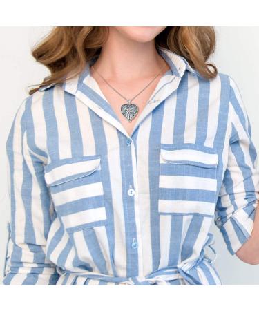 925 Sterling Silver Urn Pendants - Memorial Jewelry for Ashes | Syllable Roses Dragonfly Moonstone Heart - Perfect for Women & Moms - Buy Online on GoSupps.com