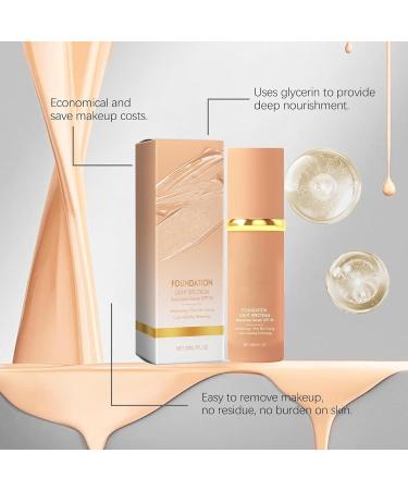 Enjoyaitlife Foundation Mercy Blu Foundation Foundation 4 in 1 - Light Golden Blue Foundation Hydrating Concealer Foundation (1 PCS) - Buy Online on GoSupps.com
