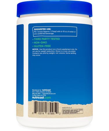 Nutricost Organic Egg White Protein Powder 8oz (Unflavored) - 15 Grams Protein Per Serving GMO-Free Gluten Free - Buy Online on GoSupps.com