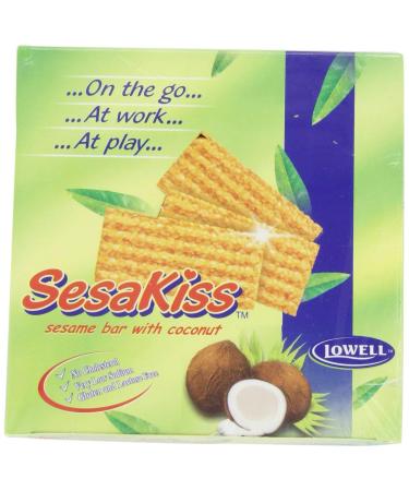 Lowell SESAKISS SESAME Bar with Coconut 24x30g. Product of Poland.