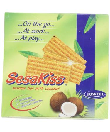 Lowell SESAKISS SESAME Bar with Coconut 24x30g. Product of Poland. - Buy Online on GoSupps.com