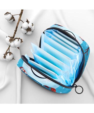 Buy Muooum Santa Claus Menstrual Polster Bag for Women - Zipper Tampon Collect Bag 4.7x6.6 in | International Shipping - Buy Online on GoSupps.com