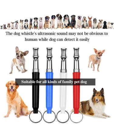 Professional Dog Whistle Set - Ultrasound Training Pipe for Bark Control & Recall | 2PCs Black & Red - Buy Online on GoSupps.com