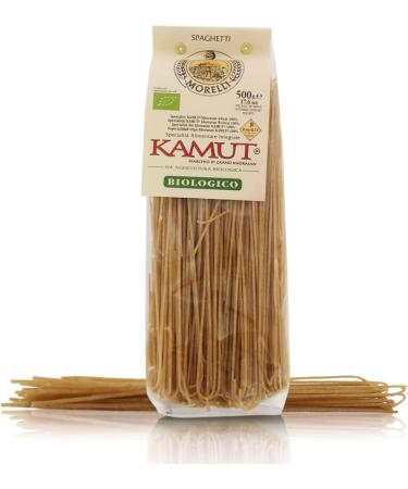  Ferrari Arrighetti Srl Kamut Spaghetti spaghetti whole wheat pasta 8 packages of 500 g - Buy Online on GoSupps.com