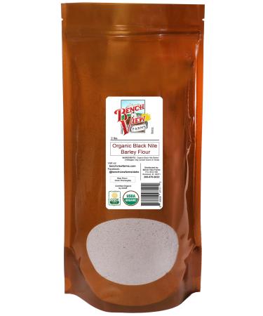 Organic Black Nile Barley Flour - 2lbs (Pack of 1) 2 Pound (Pack of 1)