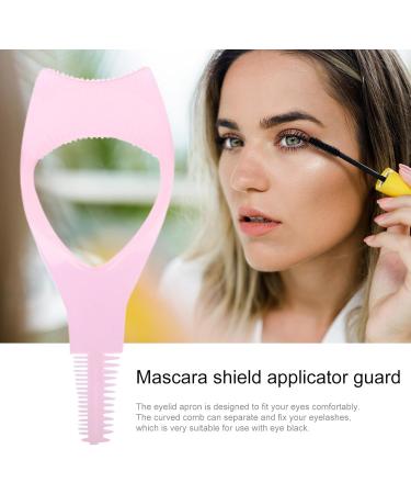 Eyelash Applicator Tool 11cm x 4.5cm Eyelash Tool Mascara Shield Portable mascara applicator tool and Beauty Accessories For Women Girls Ladies Daily and Parties Pink - Buy Online on GoSupps.com