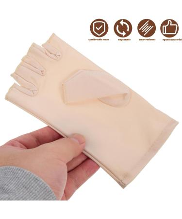 LALAFINA 1 Pair UV Glove Gel Manicures Glove Fingerless UV Protective Gloves Anti UV Gloves for Gel Manicures Protect Your Skin 17x8.5cm 1.0 - Buy Online on GoSupps.com