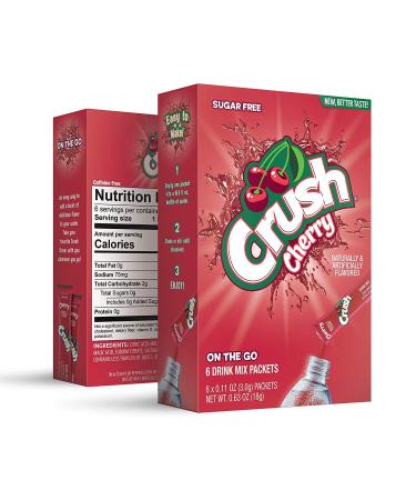 Crush Powder Drink Mix - Sugar Free & Delicious (Classic Variety, 30 Sticks) - Buy Online on GoSupps.com