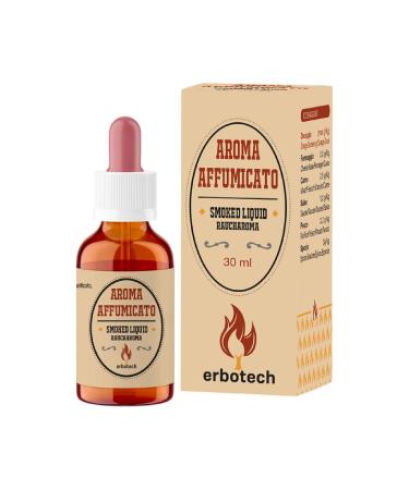 Erbotech Liquid Smoke Concentrated Food Additive Gives your dishes an intense and smoky flavor Ideal for BBQ meat and cheese Also excellent for vegetarians GMOfree 30 ml