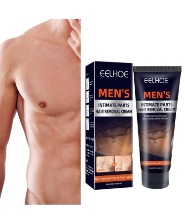 Body Hair Remover Quick Hair Removal Cream Gentle Men Hair Remover Easy to Use Painless Hair Removal Cream for Chest Arms Legs Back Armpits 60ml Tengan