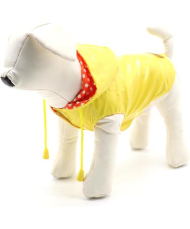 Shop Croci C7274473 Lemon Raincoat - Durable 35 cm Raindrop Design for Dogs - International Shipping Available - Buy Online on GoSupps.com