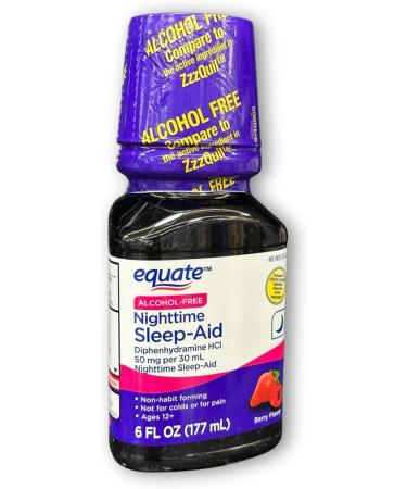 FUSION SHOP STORE Smart choices meaningful life! Diphenhydramine 50mg Liquid- Alcohol-Free Mixed Berry Flavor 6 fl oz (Pack of 1) - Buy Online on GoSupps.com