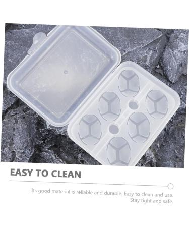 Yardenfun Box Pressure-proof Egg Carton Refrigerator Eggs Camping Fridge Egg Bins Egg Tray Desktop Accessories - Buy Online on GoSupps.com