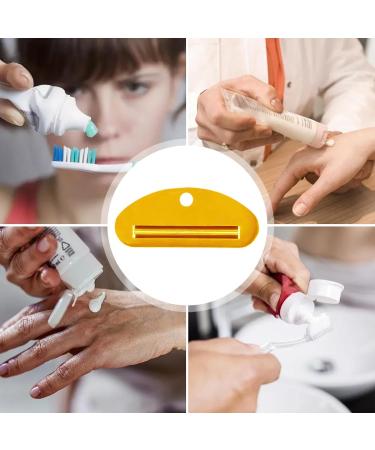 Ariou Toothpaste Squeezer - Easy Press Tool for Reduced Waste in Toothpaste Cosmetics & Facial Cleaners | Eco-Friendly Tub Squeezing Roller Clip - Buy Online on GoSupps.com