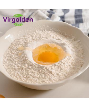 Egg White Protein Powder 250g Pasteurized Dried Egg Whites Protein High Whip for Baking Desserts Cooking by Virgolden - Buy Online on GoSupps.com