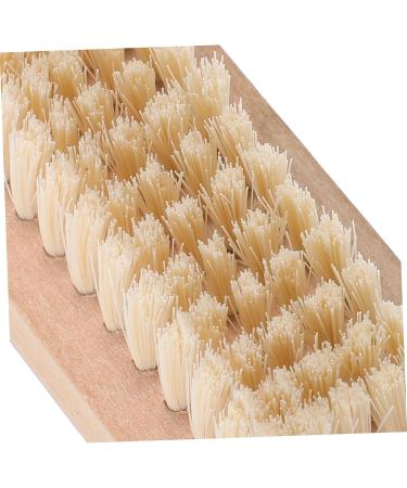 FRCOLOR Nail Clean up Brush Nail Scrubber Nail Brush for Cleaning Fingernails Hand Foot Brush Stiff Bristle Nail Brush Natural Nail Hand Brush Cleaning Brush Bamboo Miss Pedicure - Buy Online on GoSupps.com