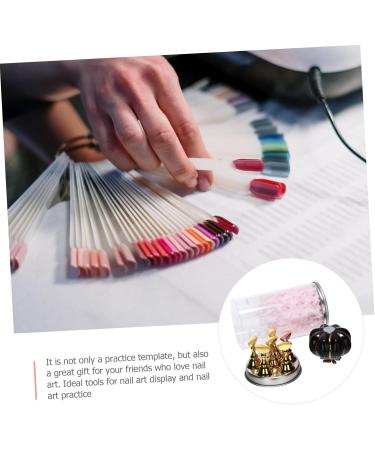 Didiseaon Trendy Nail Charms 6 Sets Nail Holder Pedicure Tip Stand Fingernail Display Stand Manicure Practice Stand False Nail Tip Holder Tool Stand Nail Art Tool Metal Head Magnet Show Rack - Buy Online on GoSupps.com