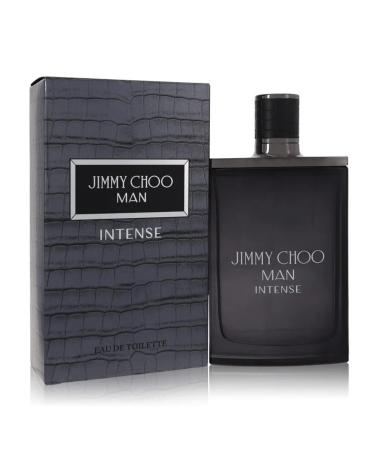 Jimmy-Choo Man Intense Perfume for Men Eau de Toilette para Hombre 3.4 oz (100 ml)