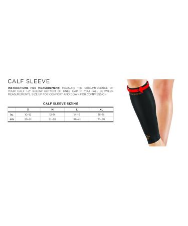 Tommie Copper Men's Recovery Vigor Calf Sleeve - Black Small | Pain Relief & Support Shop Now - Buy Online on GoSupps.com