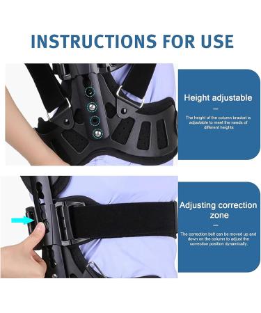 Spinal Auxiliary Orthosis Adjustable Scoliosis Posture Corrector Fixed Correction Brace After Scoliosis for Back Postoperative Recovery Adults Health Care Back Posture - Buy Online on GoSupps.com