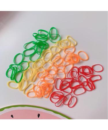 1500Pcs Candy Color Tiny Hair Elastic Bands for Girls & Women - Elastic Ponytail Holders in 24 Colors - Buy Online on GoSupps.com