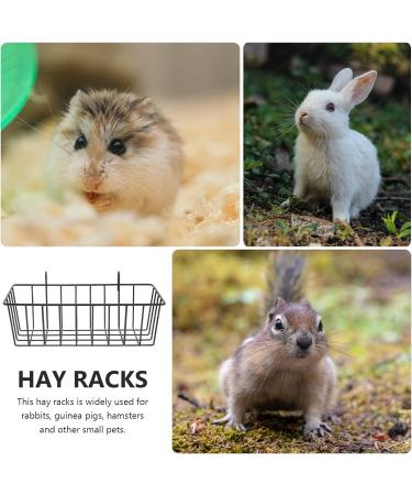POPETPOP 2Pcs Hanging Hay Racks Decorative Hay Container Guinea Pig Hay Feeder Hay Holder - Buy Online on GoSupps.com