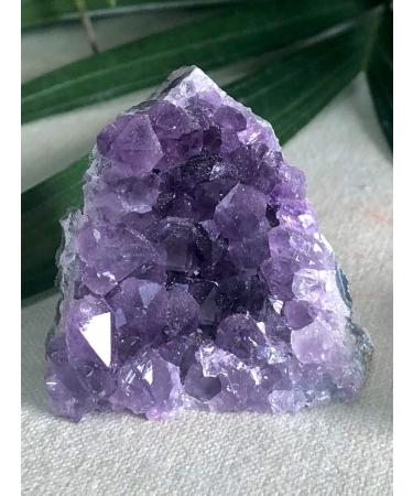 Amethyst Quartz Cut Base Purple Amethyst Specimen Uruguay Raw Stones and Minerals Stone Mineral Specimen - Buy Online on GoSupps.com