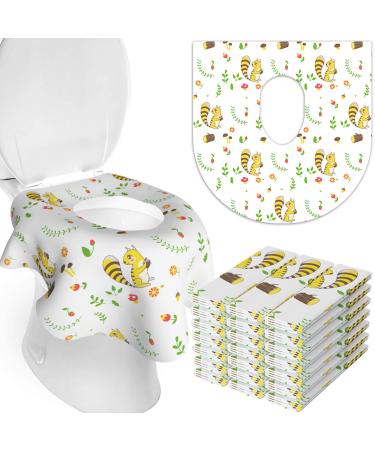 Toilet-Seat-Covers-Disposable - 21 Pack - Extra Large - Waterproof - Individually Wrapped Disposable Toilet Seat Covers for Adults Toddlers Kids Potty Training, Travel Accessories for Public Restrooms
