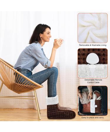 Dewel Electric Foot Warmer | Washable Lining | Fast 30-60 Heating | 10 Adjustable Temperature Levels & Timer | Ideal for Cozy Comfort - Buy Online on GoSupps.com