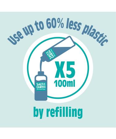 Salt of the Earth - Natural Deodorant Spray Refill - Certified Natural Vegan Long Lasting Protection Leaping Bunny Approved Made in the UK - 500ml (Ocean & Coconut 500ml) Ocean & Coconut 500 ml (Pack of 1) - Buy Online on GoSupps.com