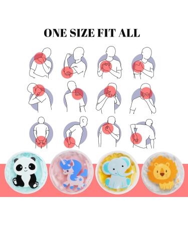 Cooling Pillows & Pads for Kids | 4 Cartoon Animal Designs | Reusable Cold Warm Compress for Bumps Wisdom Teeth & Fever Relief - Buy Online on GoSupps.com