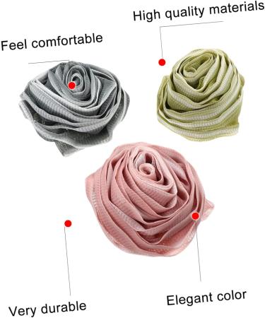 NOLITOY 6 Pcs Rose Bath Balls | Exfoliating Bath Sponge & Shower Scrubber for Body | Large Polyester Bath Poufs for Back Massage | Ideal for Girls - Buy Online on GoSupps.com