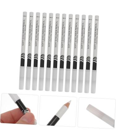Lot de 12 Crayons Eyeliner Blancs tanches Multifonctions Taille Standard pour Maquillage des Yeux et Contour des L vres Usage Professionnel et Quotidien Stylo Cosm tique - Buy Online on GoSupps.com