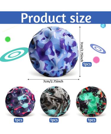 Livestn 4-Piece Astro Jump Balls - High Bounce Space Balls for Kids | Outdoor Bouncy Toy Set - Buy Online on GoSupps.com