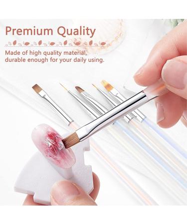 BQAN 5pc Nail Art Brushes Set for Ombre, Painting, and UV Gel Designs - Buy Online on GoSupps.com