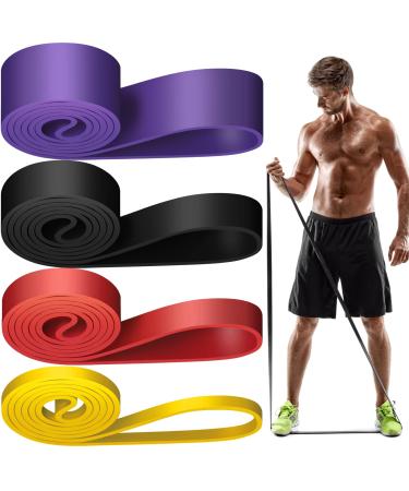 Resistance Band, Pull Up Bands, Pull Up Assistance Bands, Workout Bands, Exercise Bands, Resistance Bands Set for Legs, Working Out, Muscle Training, Physical Therapy, Shape Body, Men and Women red
