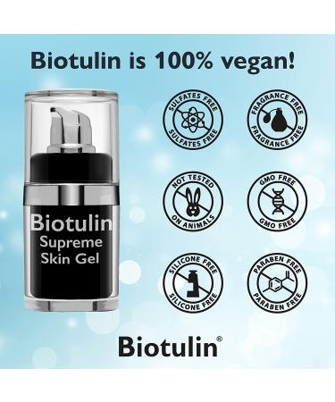 BIOTULIN Supreme Skin Gel | Anti-Aging Facial Lotion & Hyaluronic Acid Serum - Reduce Wrinkles & Revitalize Skin - Buy Online on GoSupps.com
