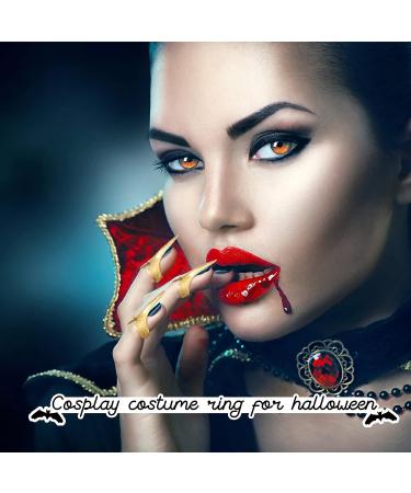 9-Piece Metal Hair Parting Rings and Pinky Selecting Tools Set - Retro Nail Finger Styling Combs for Braiding, Curling, and Hair Extensions - Halloween Cosplay (Gold/Silver) - Buy Online on GoSupps.com