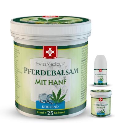Swissmedicus Horse Light Gel - 250ml Cooling Muscle & Joint Relief with Hemp & 25 Natural Extracts - Ideal for Athletes & Everyday Use - International Shipping Available - Buy Online on GoSupps.com