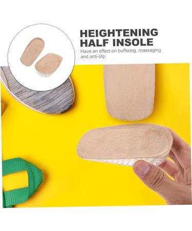Half Elevator Insoles - Height Increase Inserts for Men & Women | Comfortable Leather Shoe Boosters | Invisible Sneaker & Running Insoles - 2CM - Buy Online on GoSupps.com