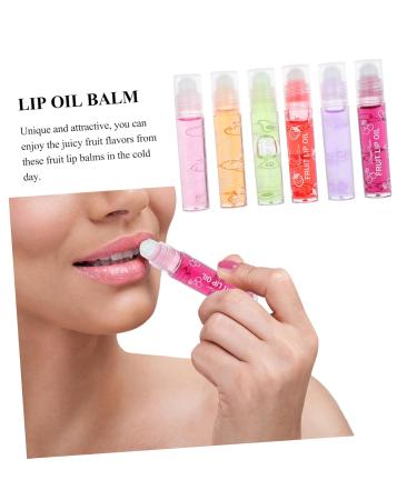 6pcs Moisturizing Fruit Lip Balm & Gloss Set - Hydrating Lip Pomade Lipstick & Liquid Gloss for Smooth Lips - Buy Online on GoSupps.com