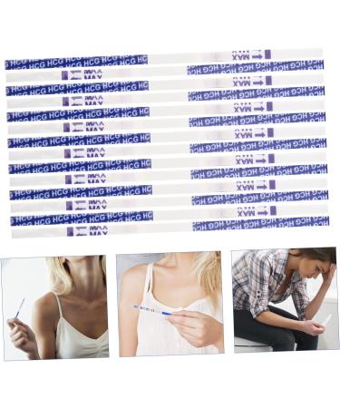 Beaupretty 50pcs Urine Pregnancy Test Strips Pregnancy Urine Cups Pregnancy Detection Device Pregnancy Supplies Ovulation Strips Cow Pregnancy Tests Pregnant Woman Early Pregnancy Plastic - Buy Online on GoSupps.com