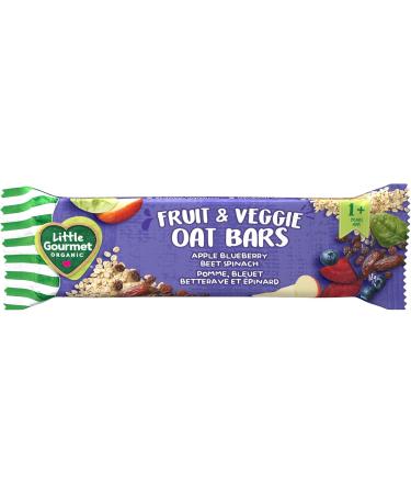 Baby Gourmet Organic Fruit & Veggie Bar - Apple Blueberry Beet & Spinach - No Artificial Flavours Non-GMO Gluten-Free 5 x 18g - Pack of 8 Apple Blueberry Beet Bar - Buy Online on GoSupps.com